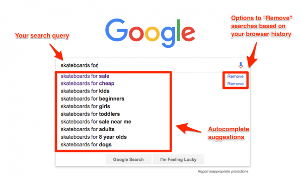 Google Autosuggest Example